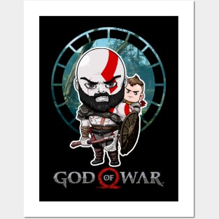 CHIBI God of War Posters and Art